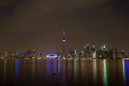City Lights Night Toronto photo