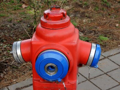 Cast Iron hose hydrant photo