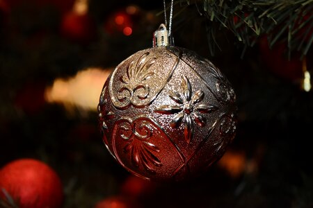 Christmas Tree close-up elegant photo