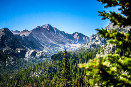 Beautiful Landscape of Rocky Mountains National Park, Colorado photo