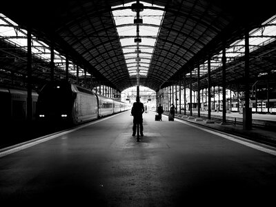 Railway Station train trains photo