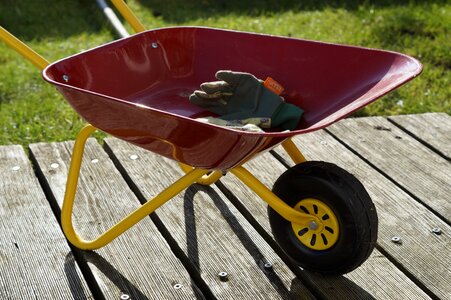 Cart garden work