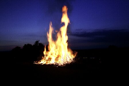 Brand burn wood photo