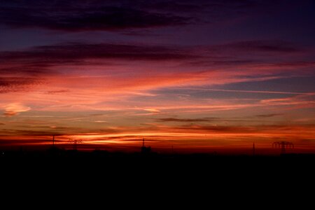 Sunset evening evening sky photo