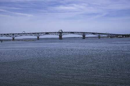 Bridge across the York River in Yorktown, Virginia
