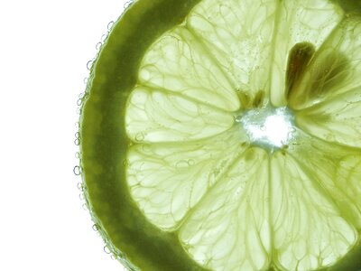 Macro green lime