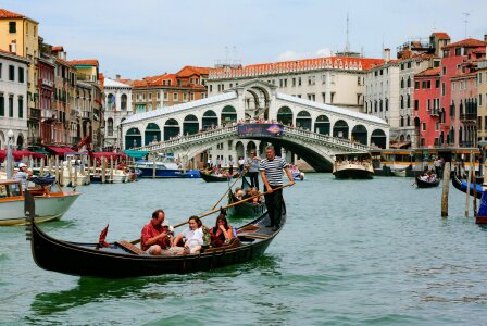 Grand Canal and Basilica Santa Maria della Salute, Venice, Italy photo