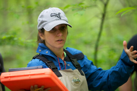 FWS employees surveying and assessing rivers and streams-1