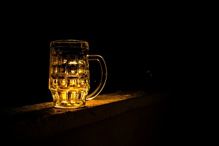 Darkness glass mug