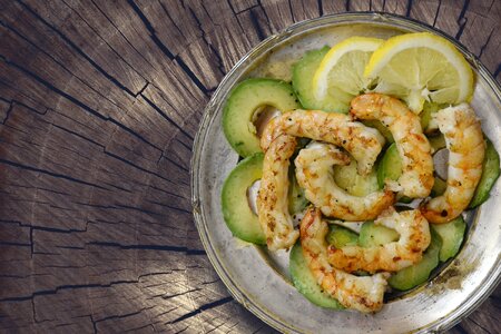 Shrimps & Avocado photo