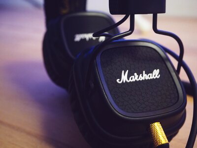 Marshall Headphones Retro photo