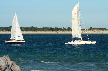 Catamaran sea beach