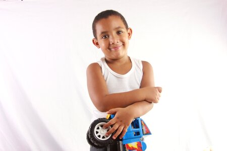 Toy smile boy