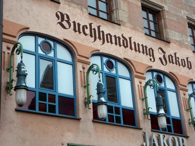 Art nouveau bookstore historic center