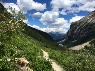 Hiking the Plain of Six Glaciers Trail