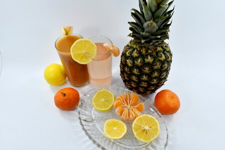 Breakfast dietary fruit cocktail photo