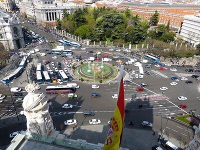 Traffic road fountain
