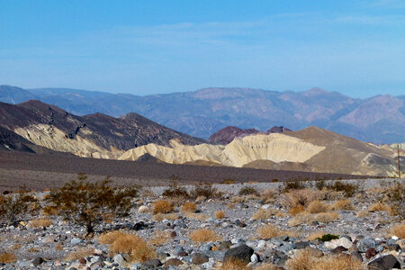 Zabriskie point at Death Valley National Park, Nevada photo