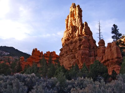 Rocks red erosion photo