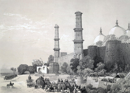 Maharajah Duleep Singh Entering the Palace at Lahore photo