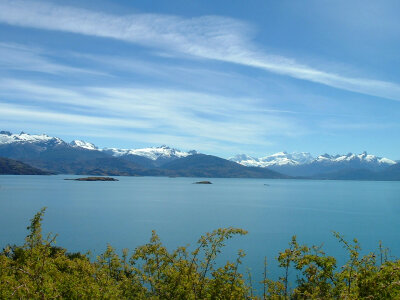 General Carrera lake, the largest lake in Chile landscape photo