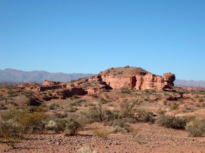 Turtle rock in Talampaya National Park photo