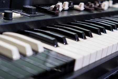 Music keys drawbar photo