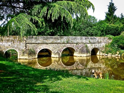 Stone river architecture photo