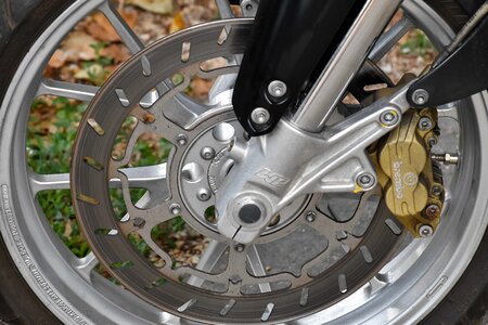 Alloy aluminum motorbike photo