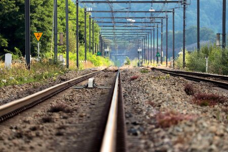 Mechanism metal railroad