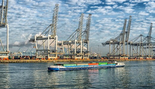 Cargo crane export photo