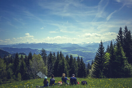 Alps Mountain Panorama View photo