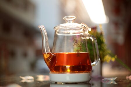 Tea black tea glass jug