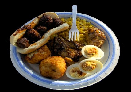 Bread paper plate