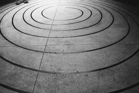 Round spirals patterns photo
