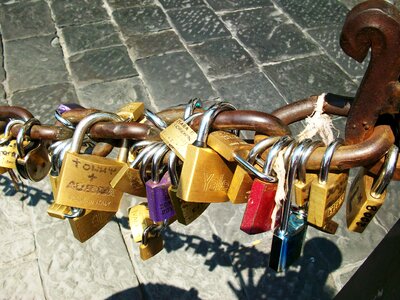 Hair padlocks string
