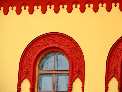 Baroque decoration facade photo