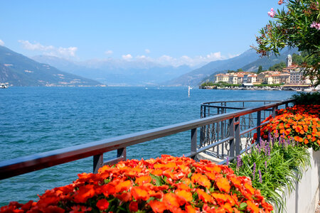 Lake Como View in Bellagio, Italy photo