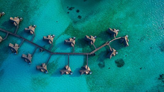 Awesome Maldives Resort Hotel Top View