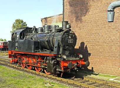 Beautiful Photo brick locomotive