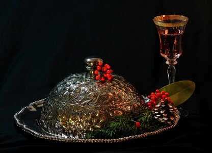 Cover lid tiffany tray