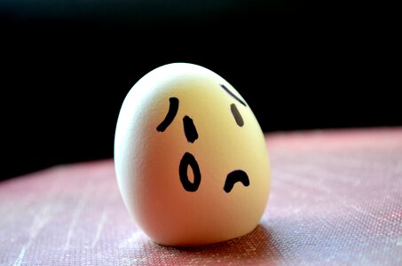 Sad Emotion Egg photo
