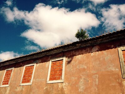 House facade portugal photo