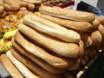 Market bread loaf photo