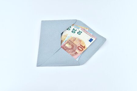 Banknote cash envelope photo