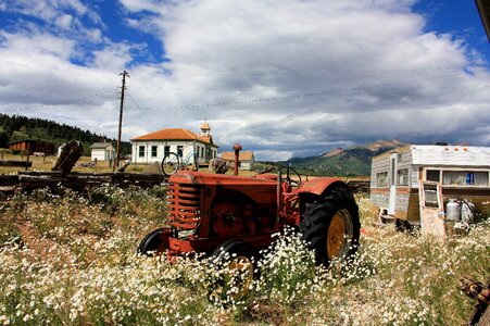 Abandoned agriculture machine