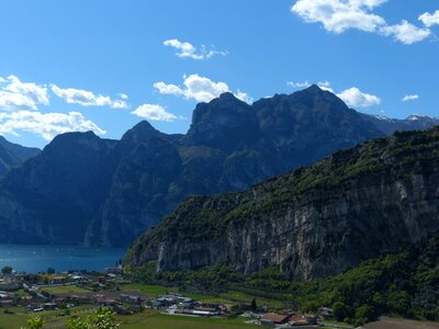 Cima sat monte brione lake photo