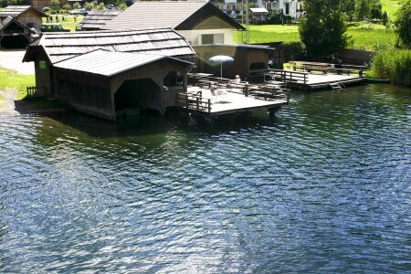 Ancient lake wooden