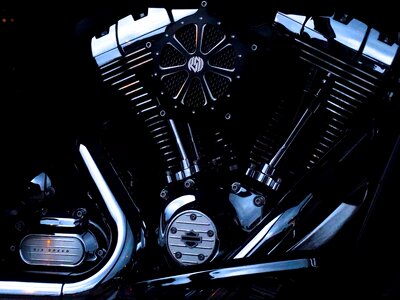 Shiny metal black