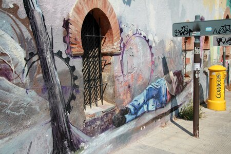 Mural street art granada photo